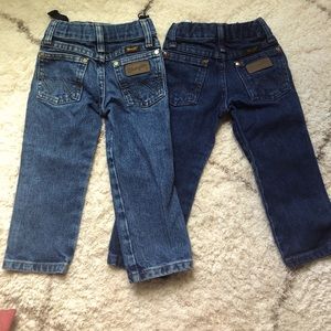 Child’s 3t wranglers 2 pairs